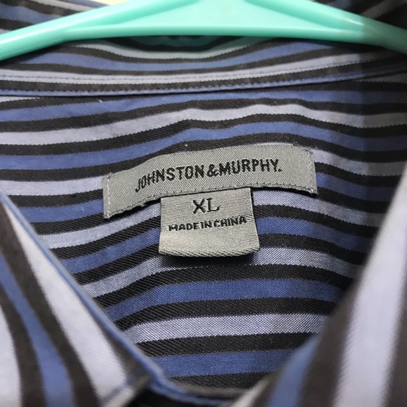 Johnston and Murphy Fine Dress Shirt. Size XL. - Picture 6 of 8